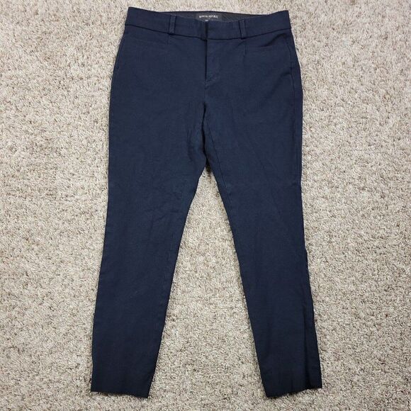 Banana Republic Pants Womens 2 Blue Ankle Crop Navy Cropped - Picture 1 of 8